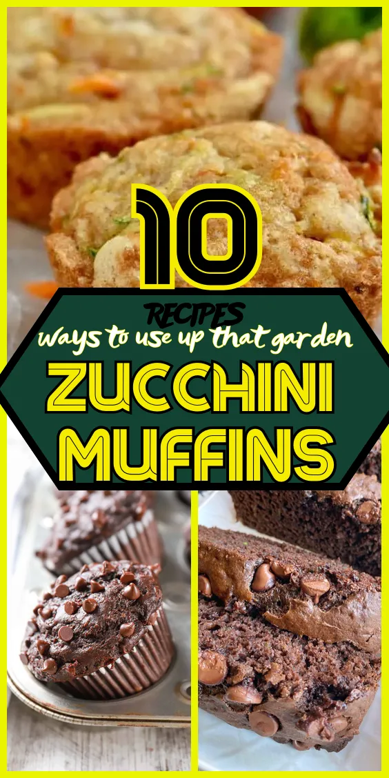 A plate of freshly baked zucchini muffins, showcasing their moist texture and golden-brown tops.
