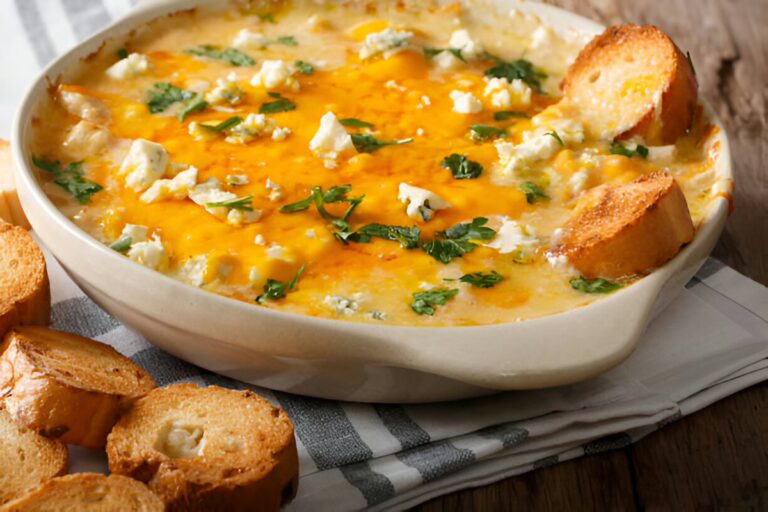 Easy buffalo chicken dip