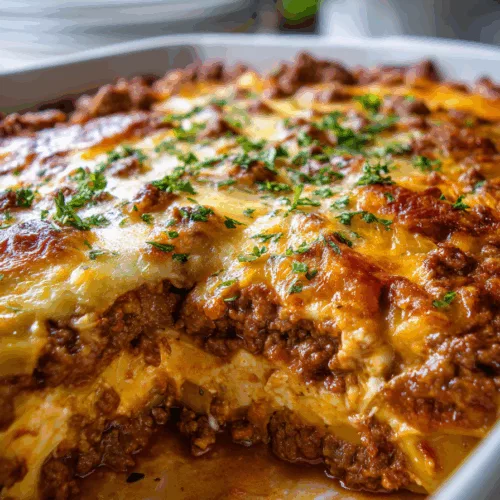 5-Ingredient Ground Beef Casserole