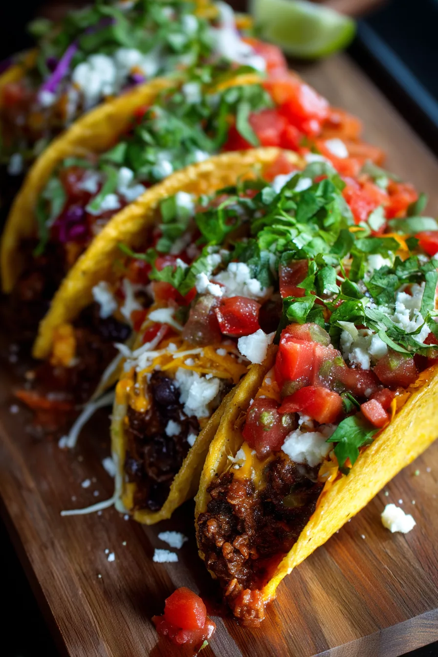 Bean Dip Tacos