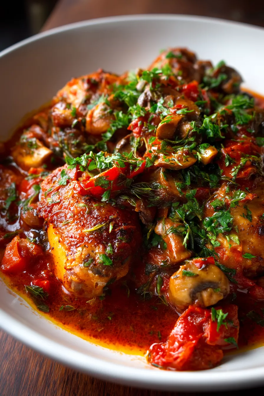 Chicken Cacciatore