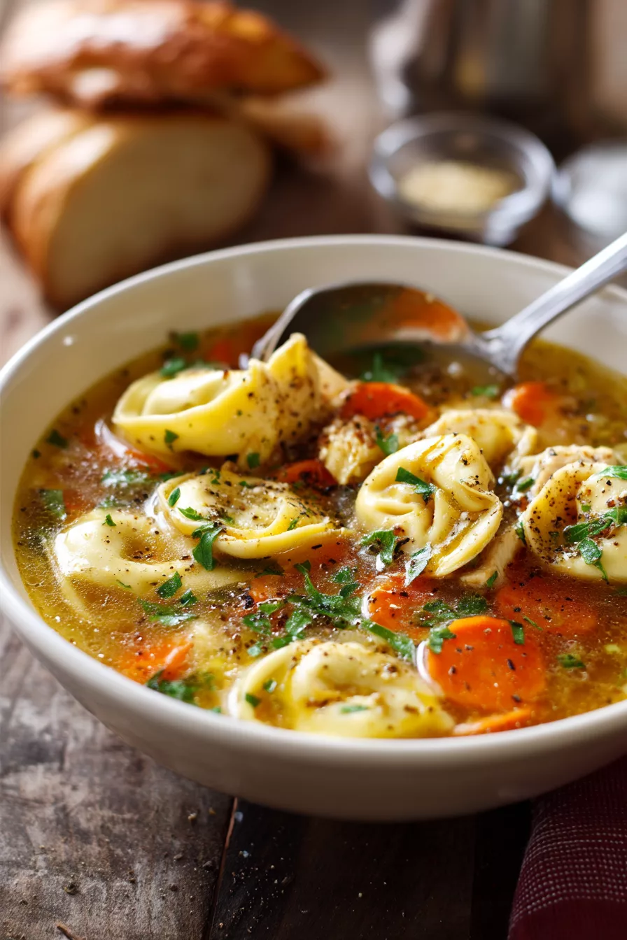 Chicken Tortellini Soup