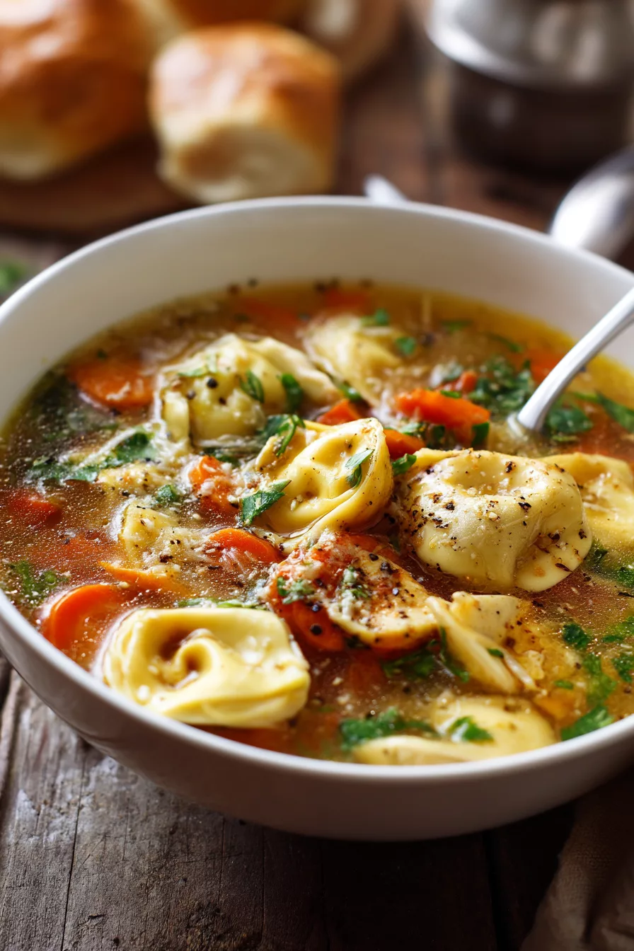 Chicken Tortellini Soup