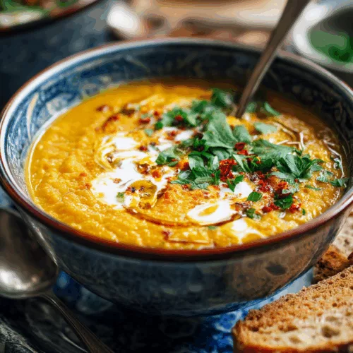 Curry Red Lentil Soup
