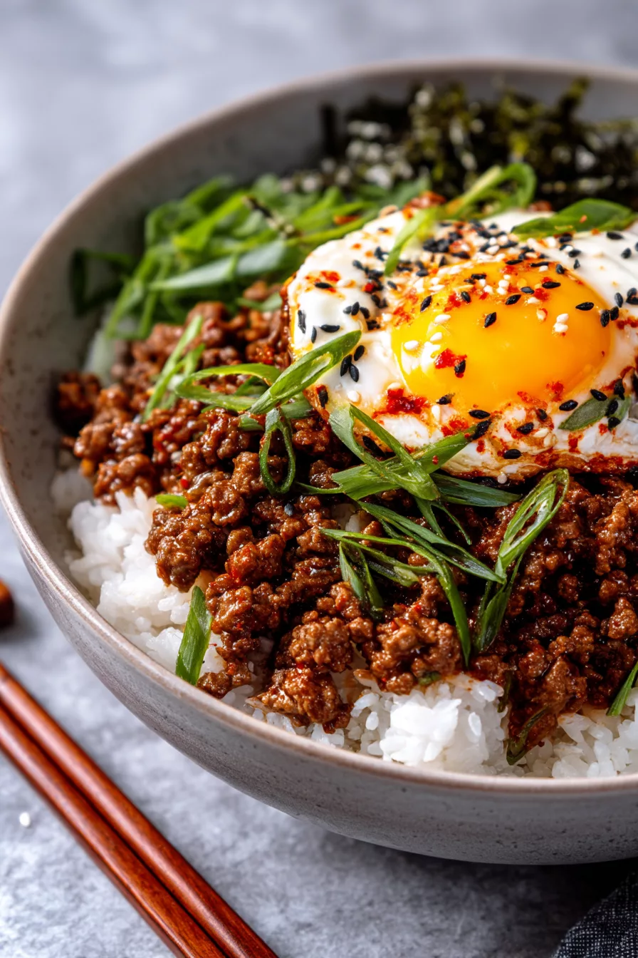 Easy Korean Ground Beef Recipe