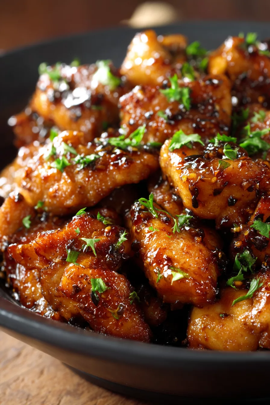 HONEY GARLIC CHICKEN