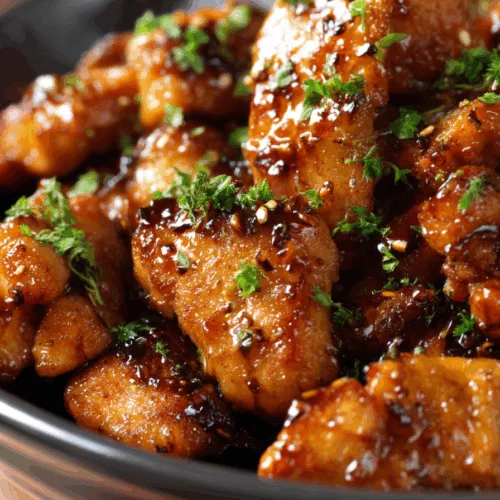 HONEY GARLIC CHICKEN