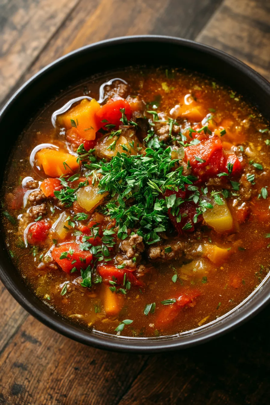 Hamburger Soup