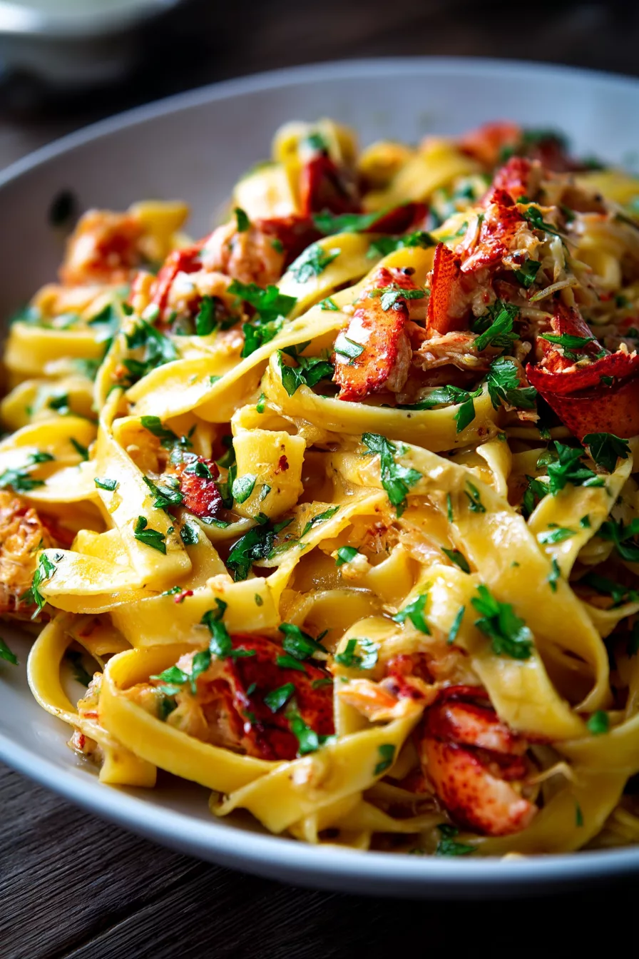 Lobster pasta recipe