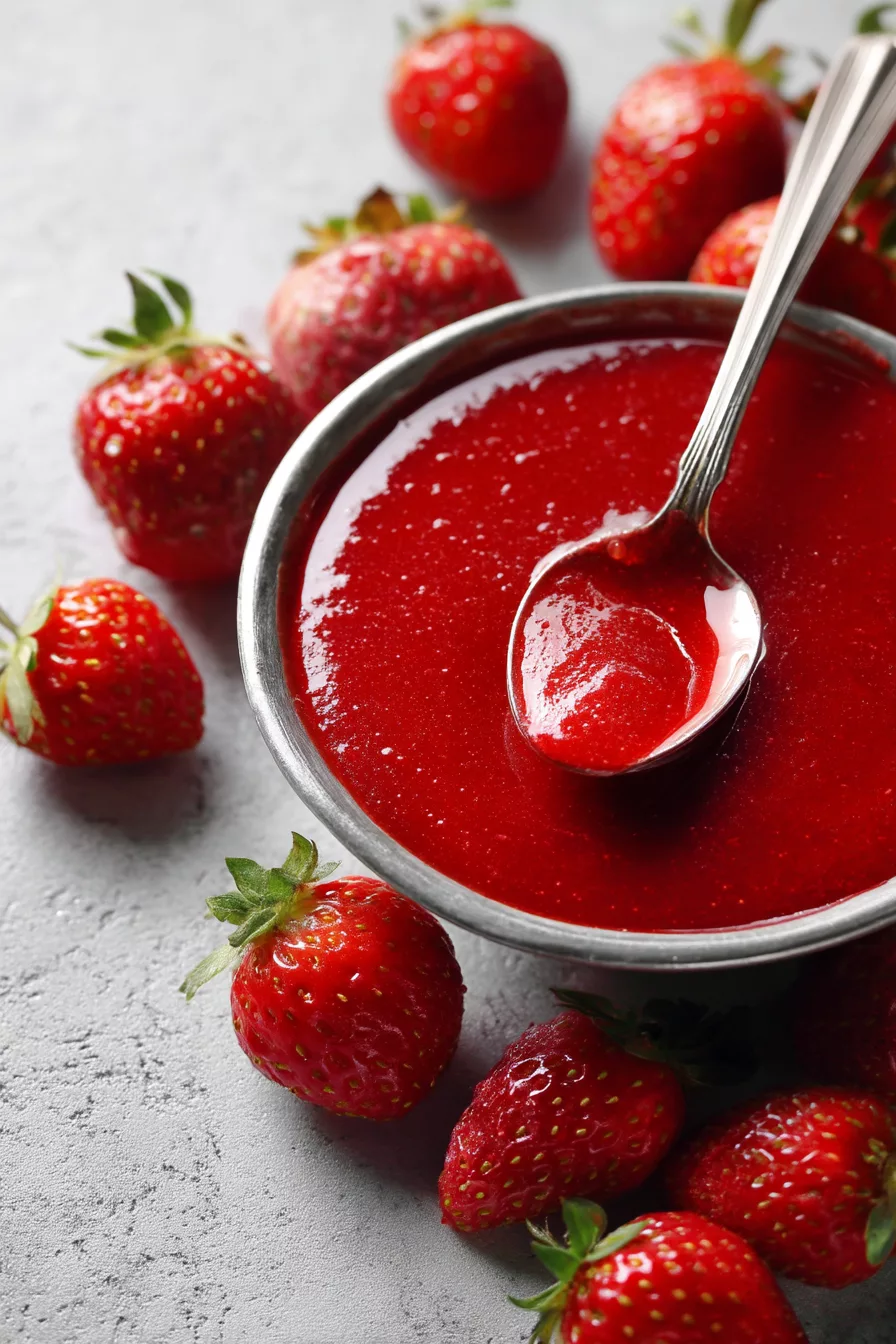 Simple Strawberry Sauce