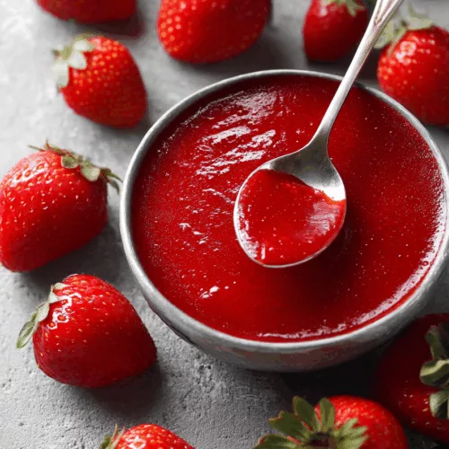Simple Strawberry Sauce