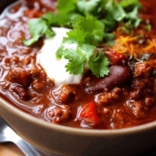 Slow Cooker Chili