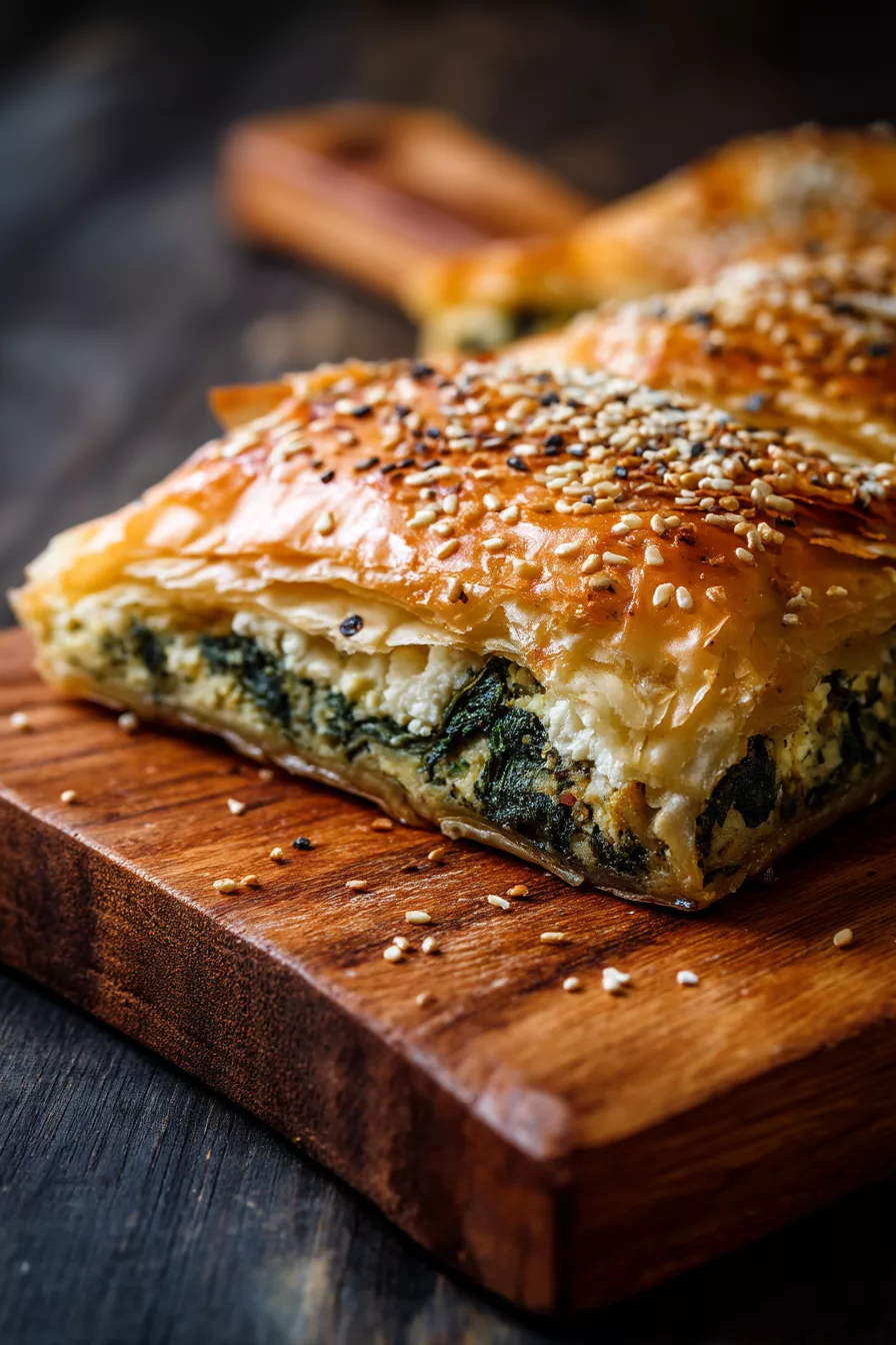 Spinach and Feta Cheese Börek