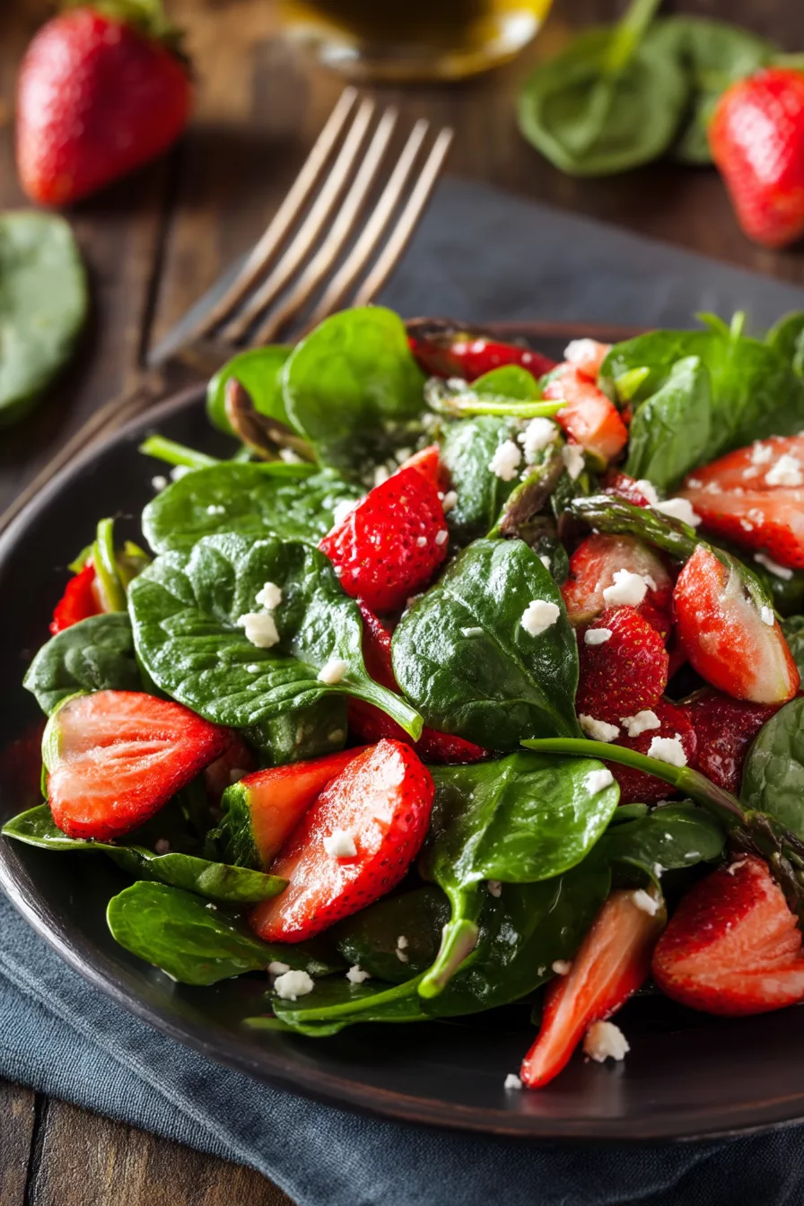 Spinach and Strawberry Salad