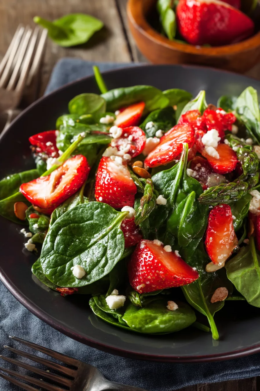 Spinach and Strawberry Salad