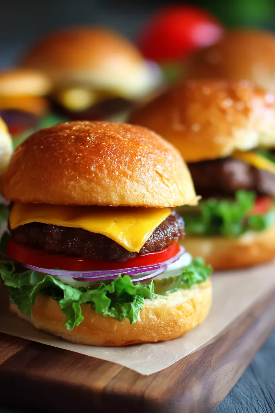 air fryer hamburgers