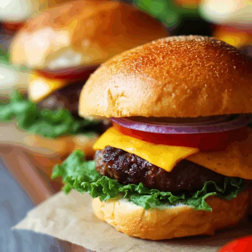 air fryer hamburgers