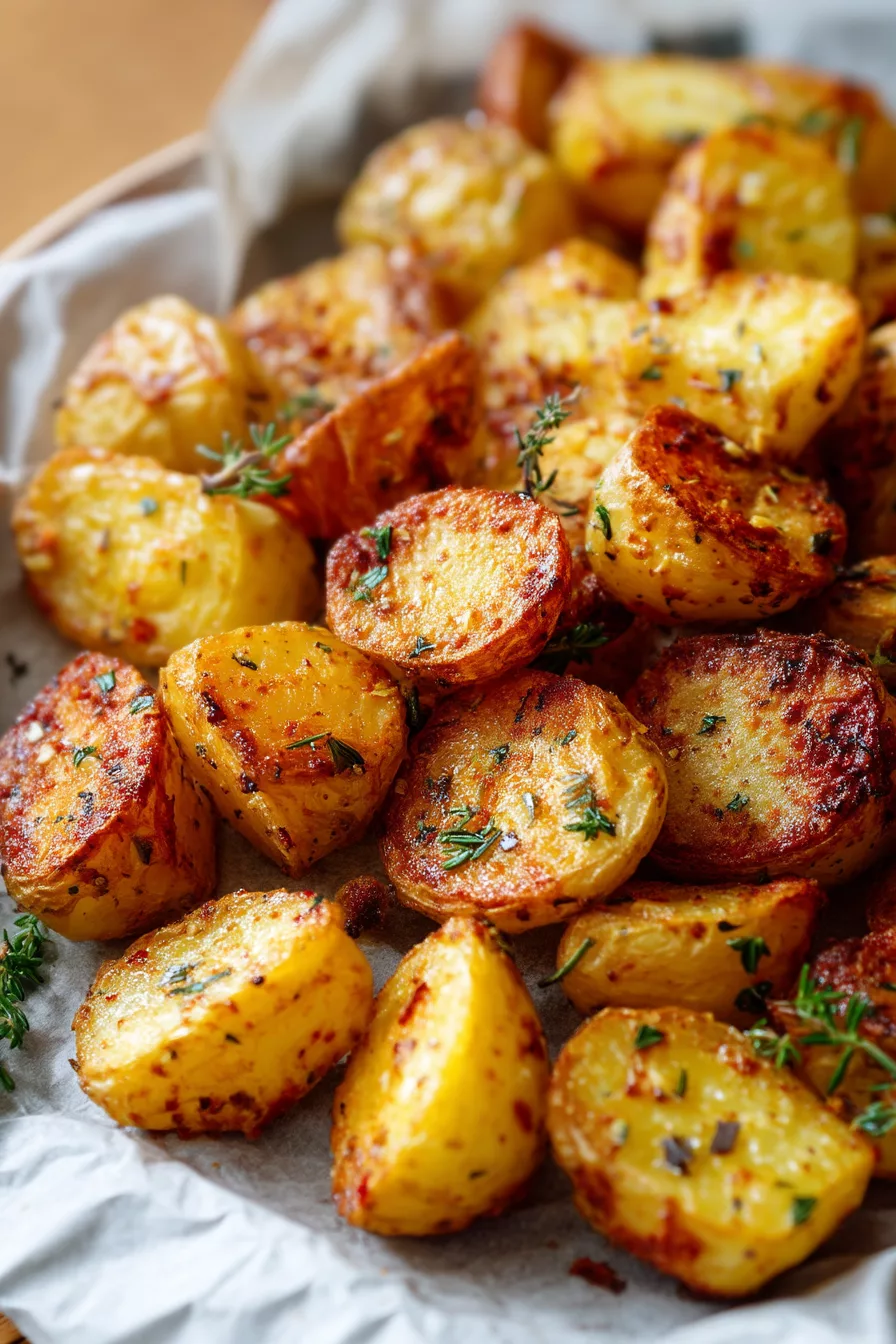 air fryer roasted potatoes