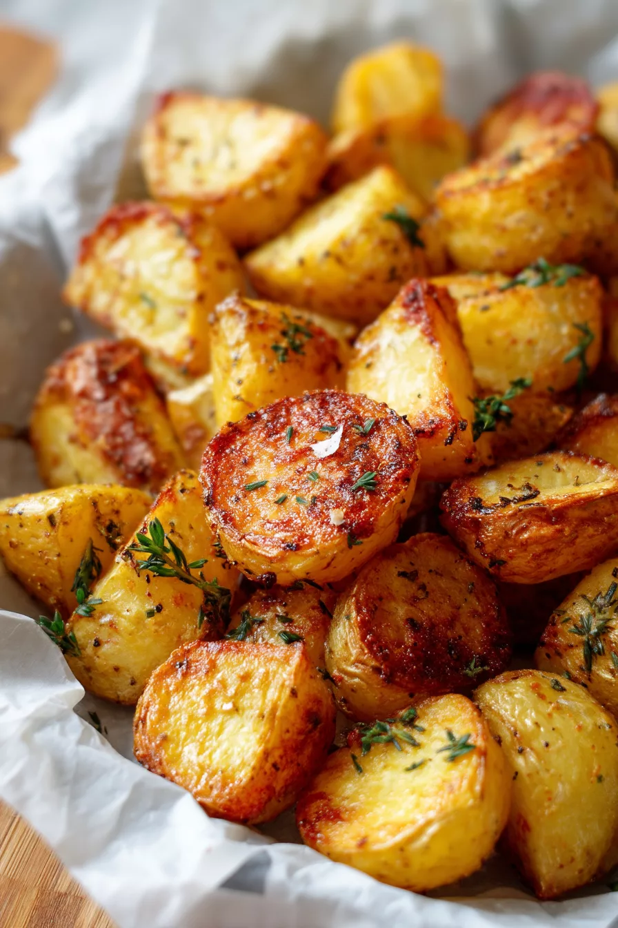 air fryer roasted potatoes