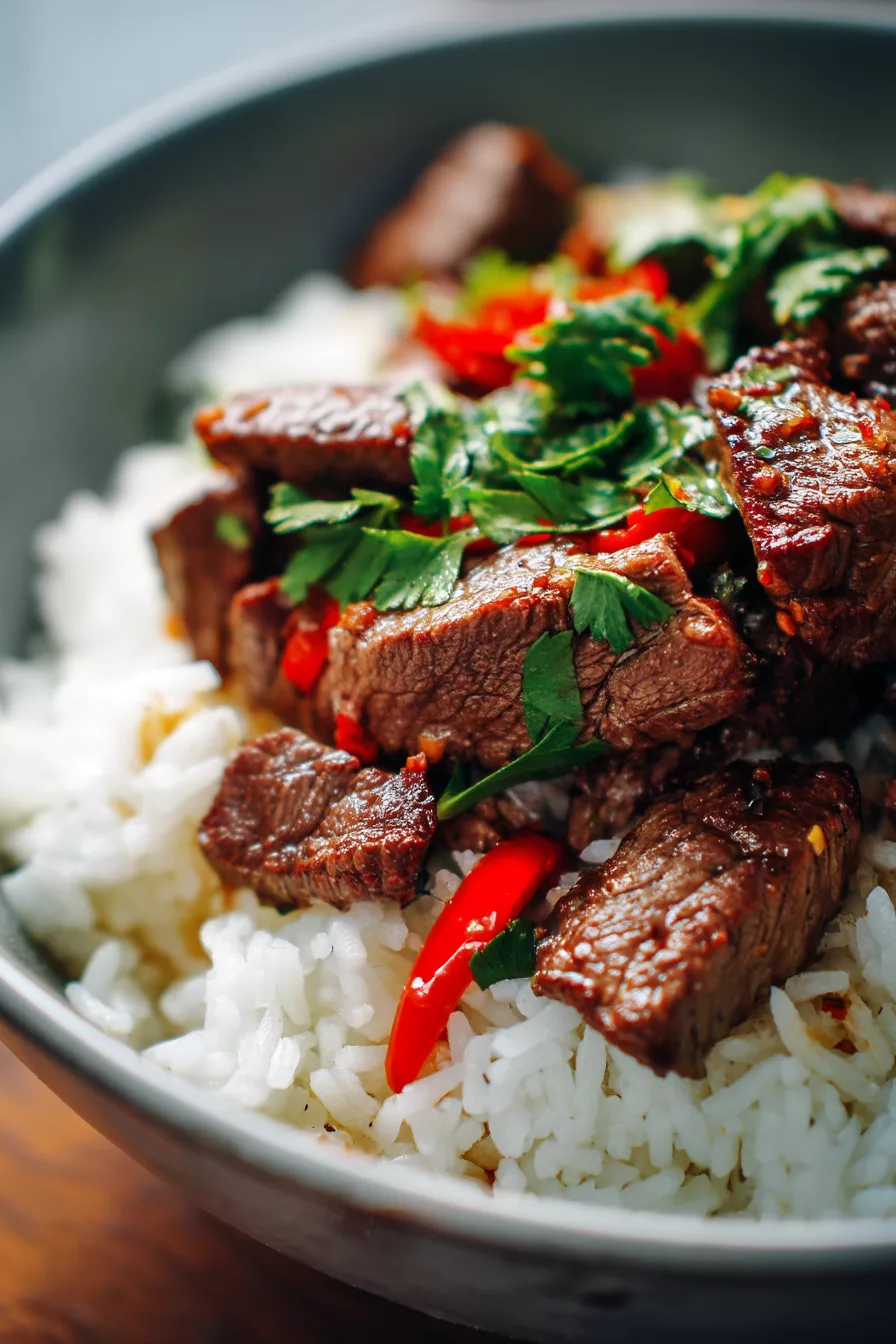 beef recipe with rice