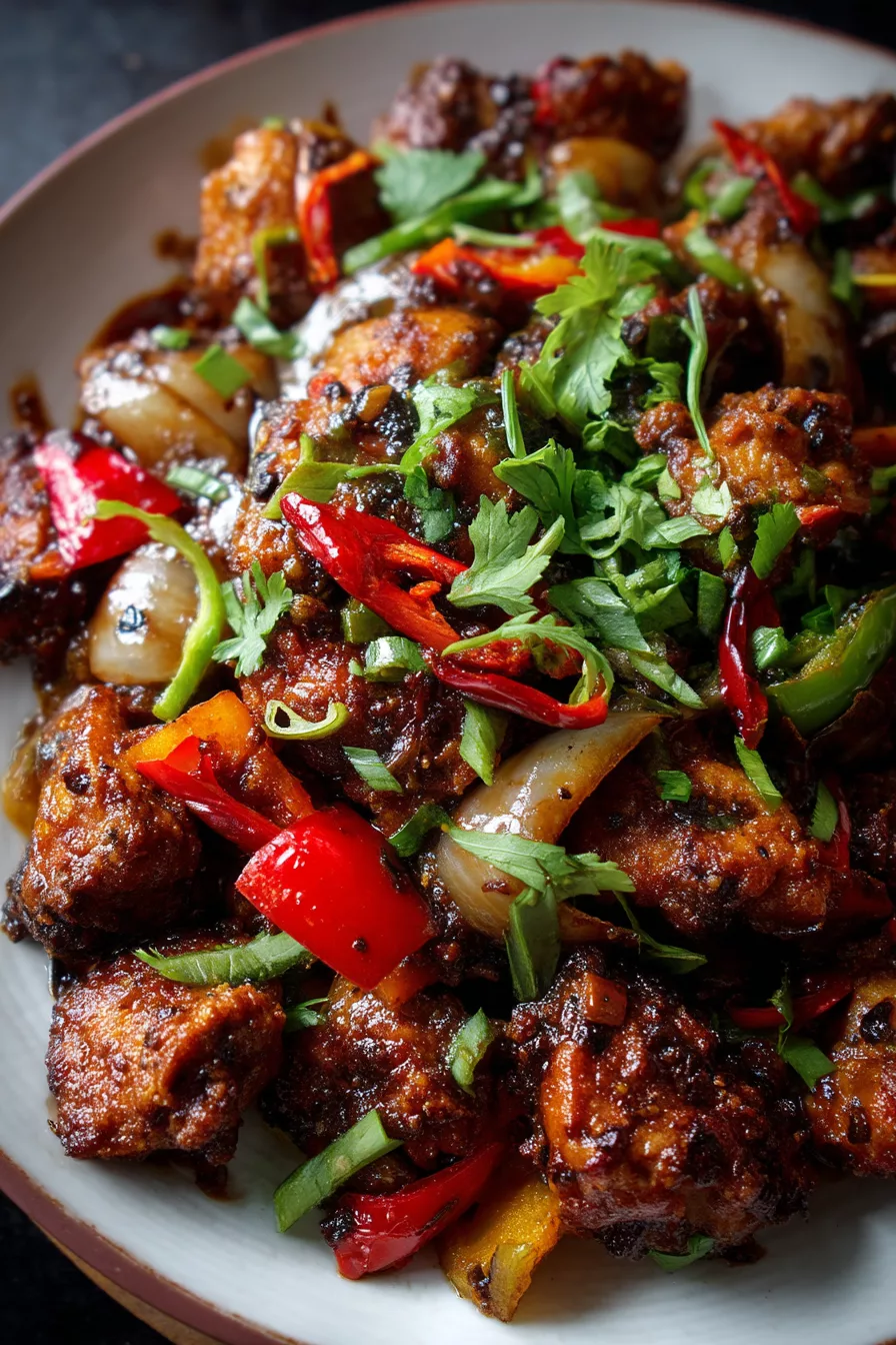 black pepper chicken