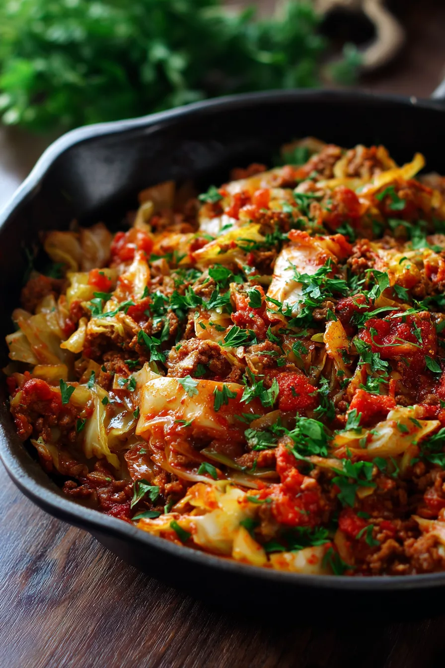 cabbage roll skillet