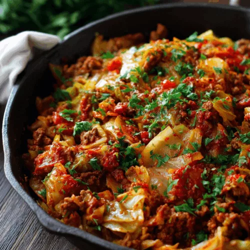 cabbage roll skillet