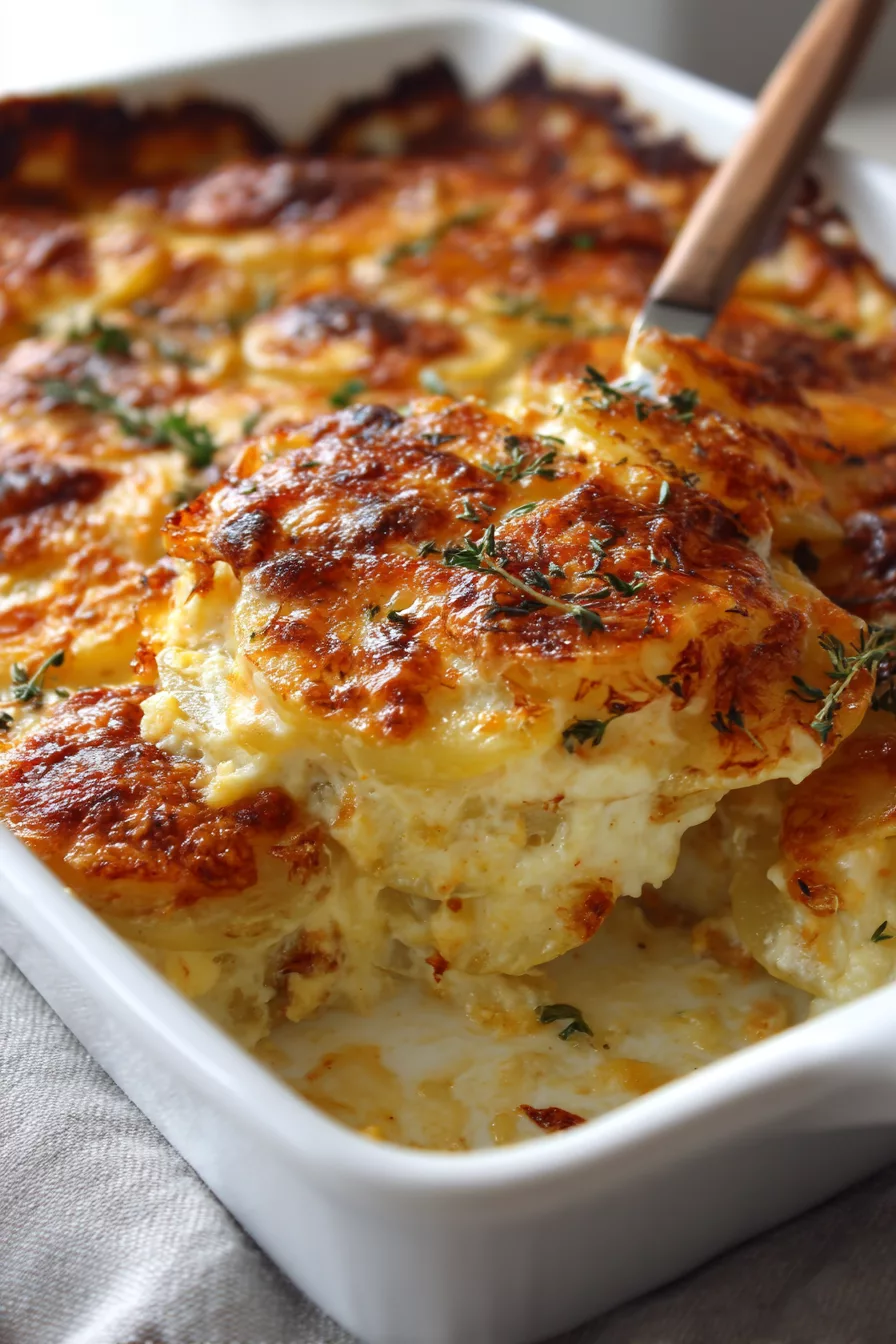 cheesy scalloped potatoes easy