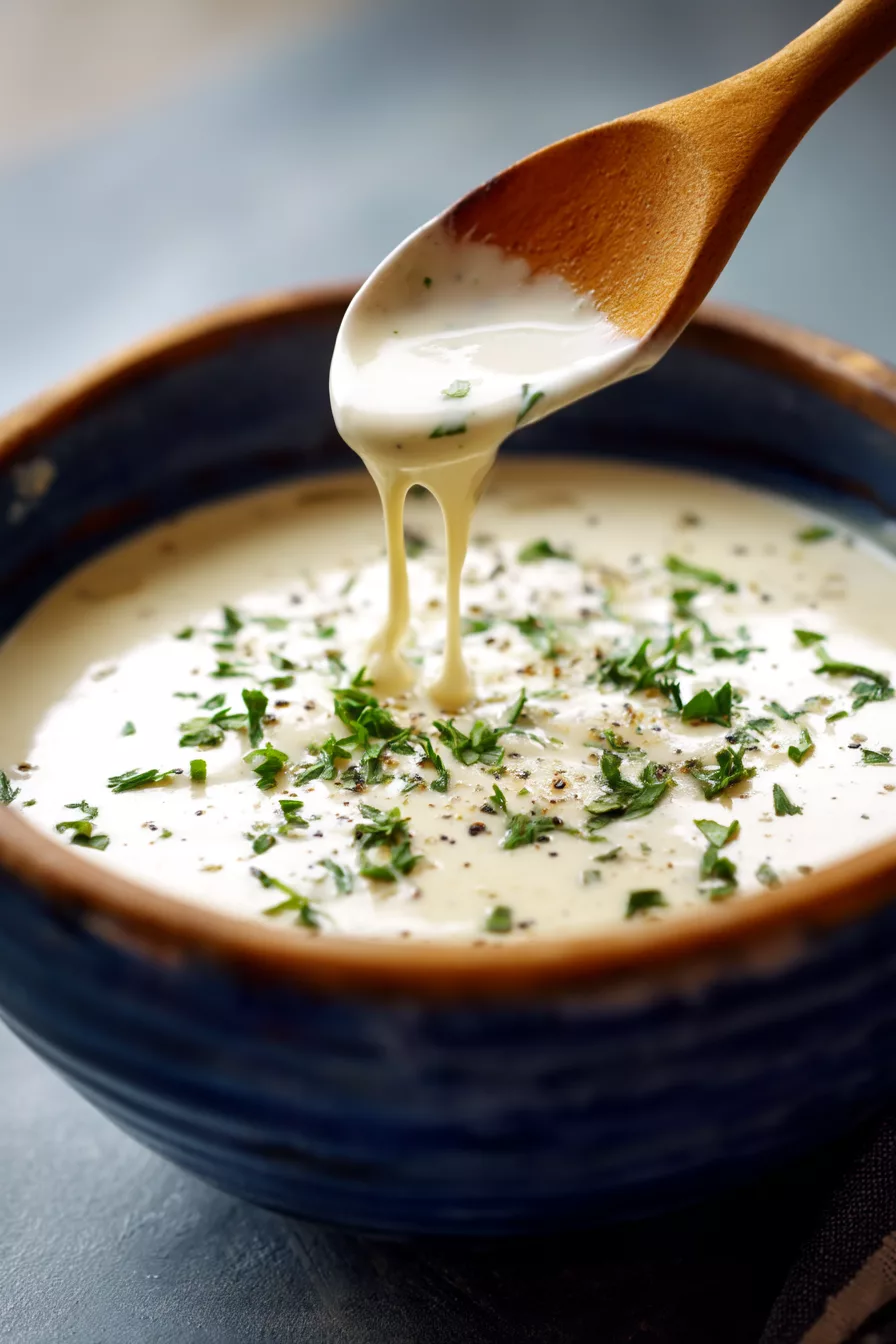 cheesy white sauce