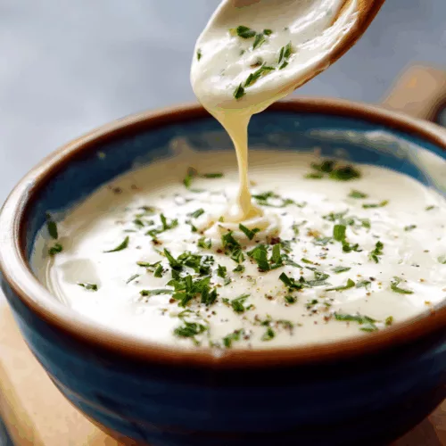 cheesy white sauce