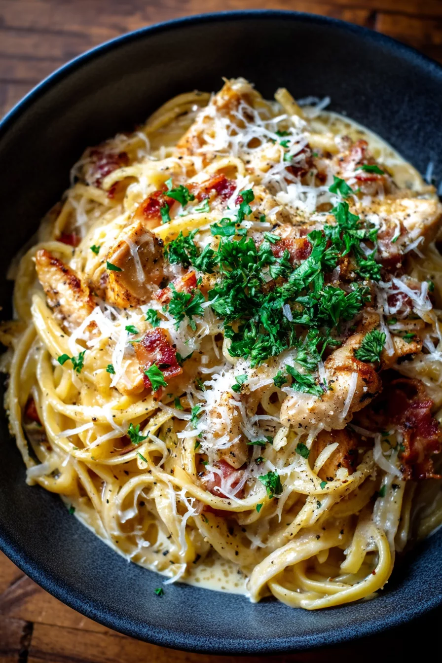 chicken carbonara