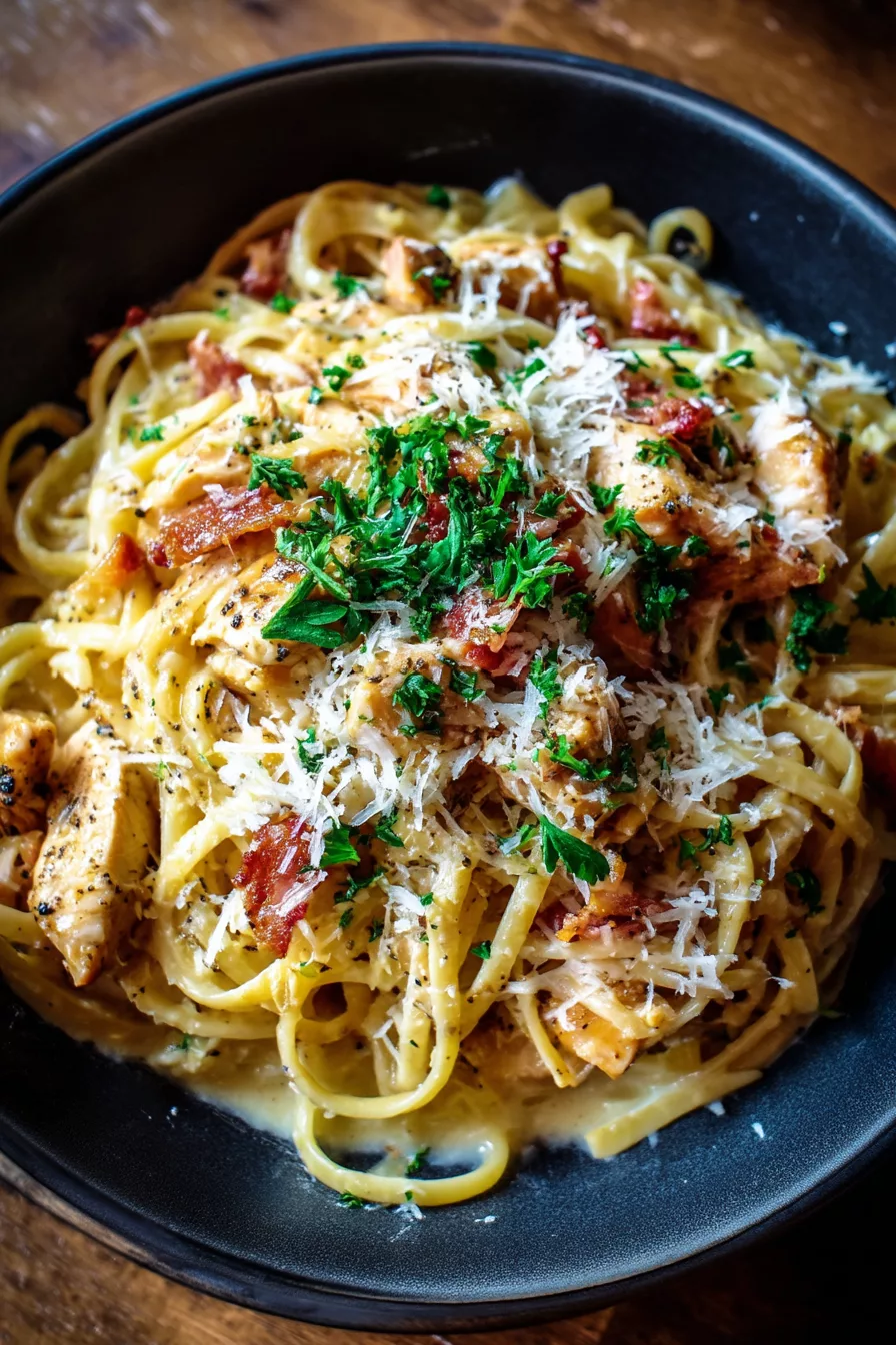 chicken carbonara