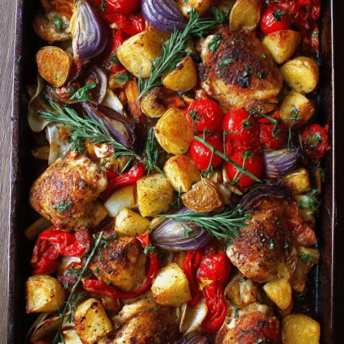 chicken sheet pan dinner