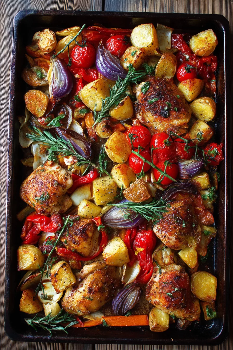 chicken sheet pan dinner