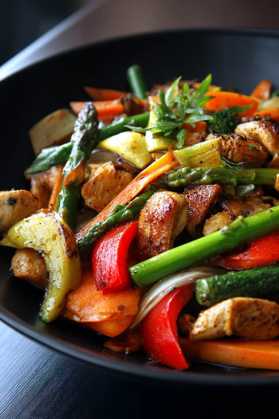 chicken stir fry with vegetables