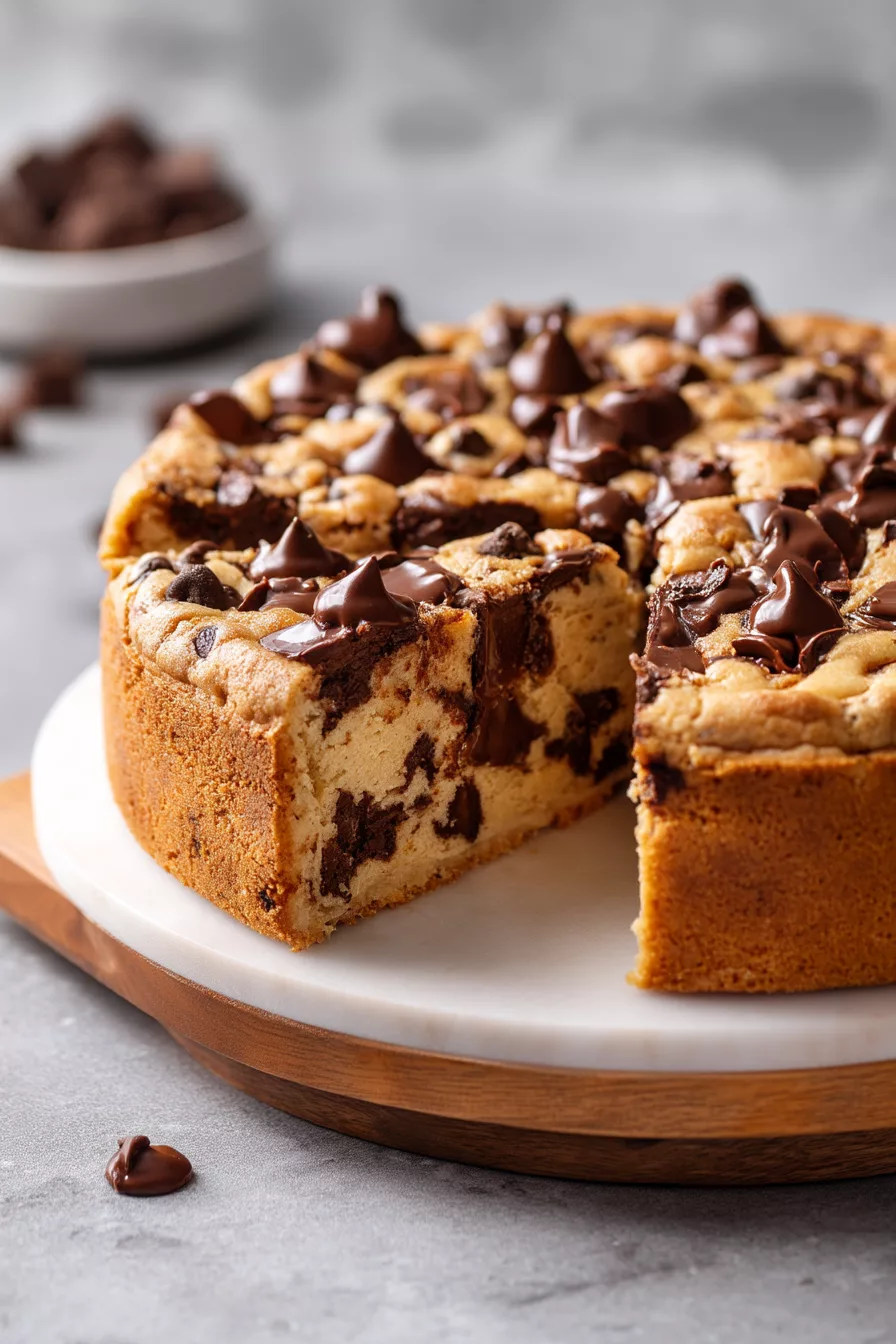 chocolate chip cookie cake