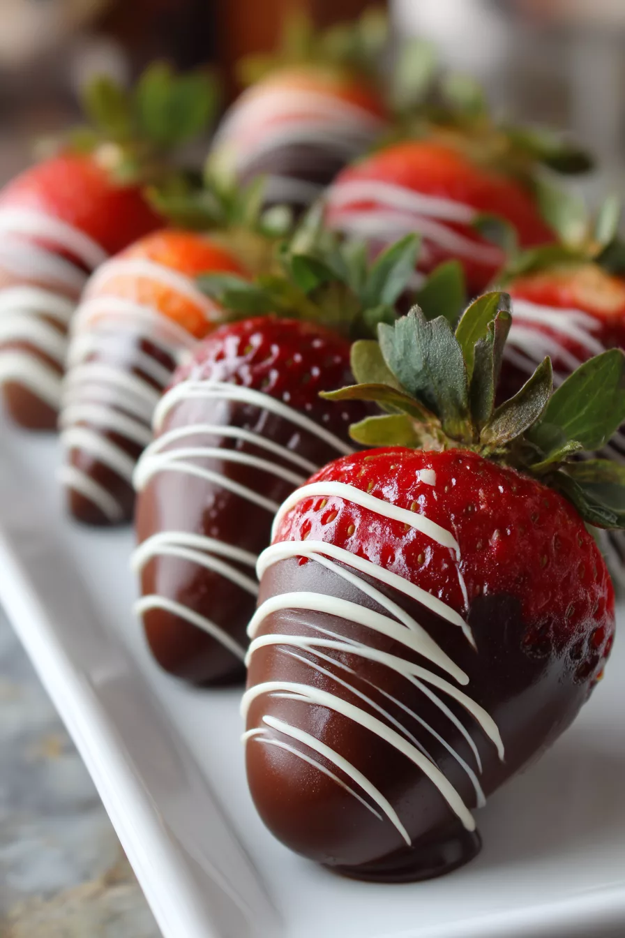 chocolate dipped strawberries