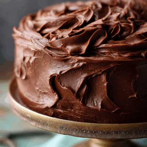 chocolate frosting