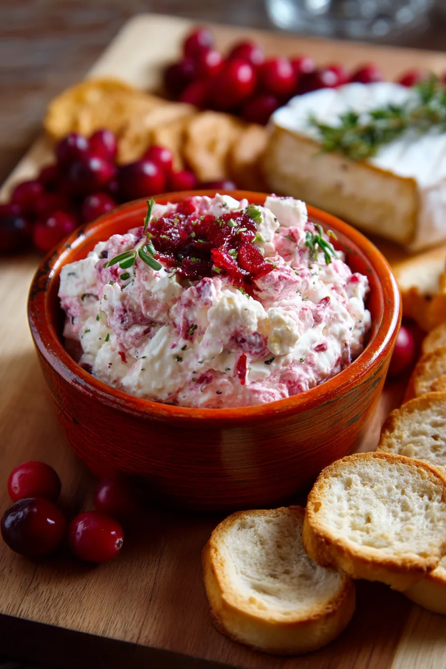 cranberry dip cream cheese
