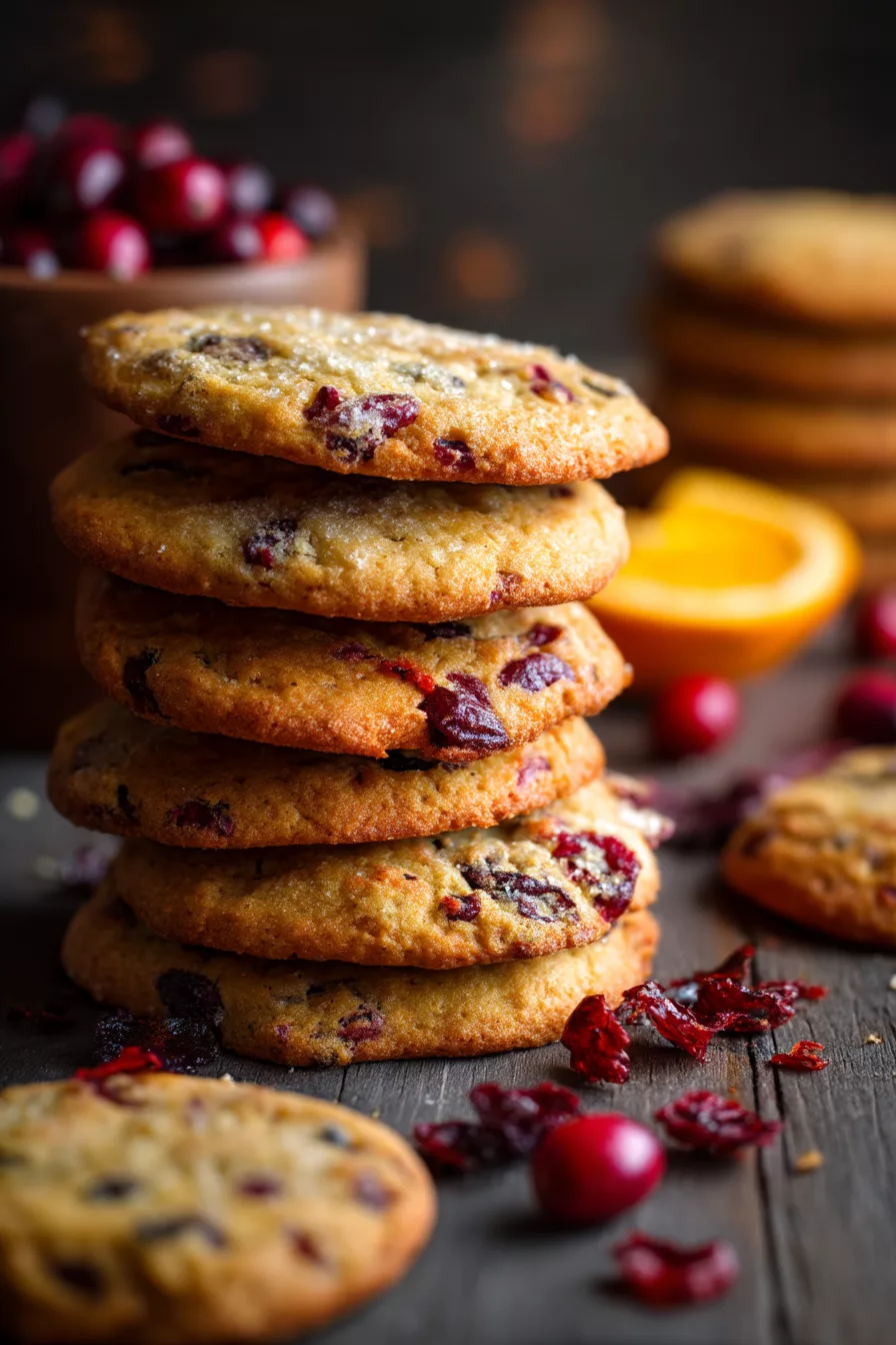 cranberry orange cookies