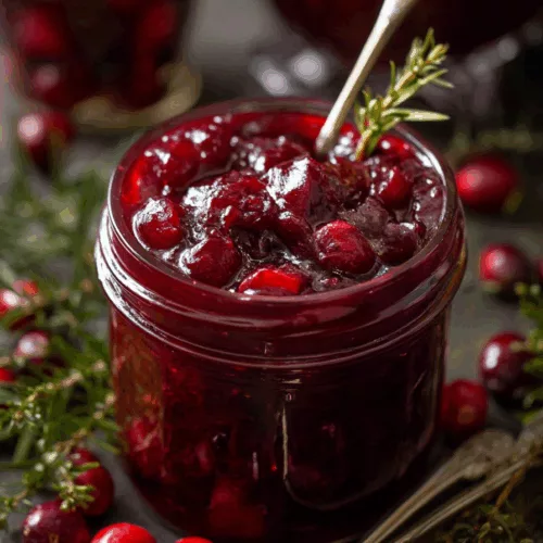cranberry sauce homemade