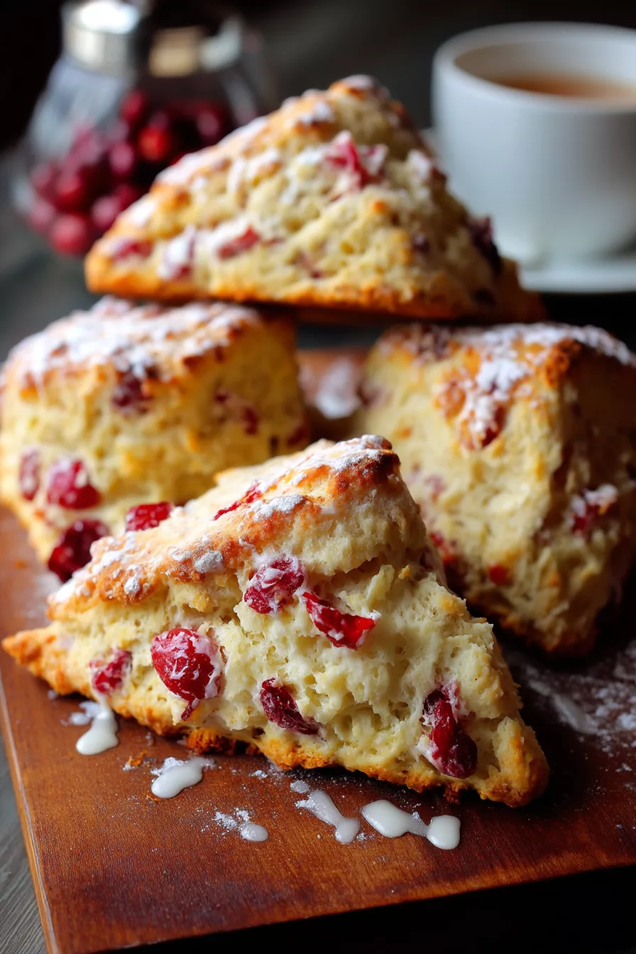 cranberry scones