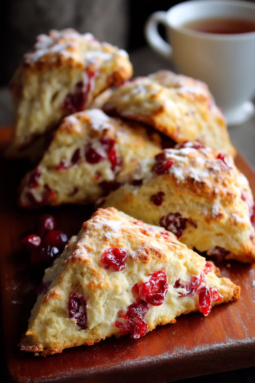 cranberry scones