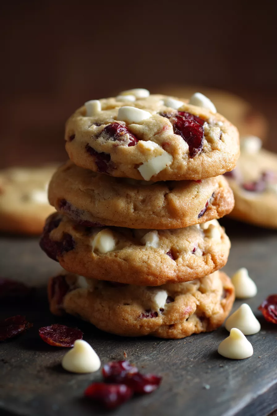 cranberry white chocolate cookies