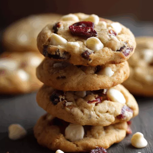cranberry white chocolate cookies