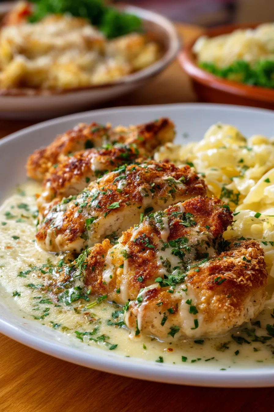 creamy garlic parmesan chicken
