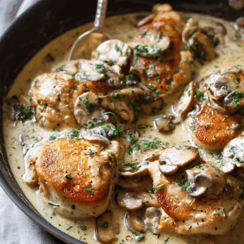 creamy mushroom chicken