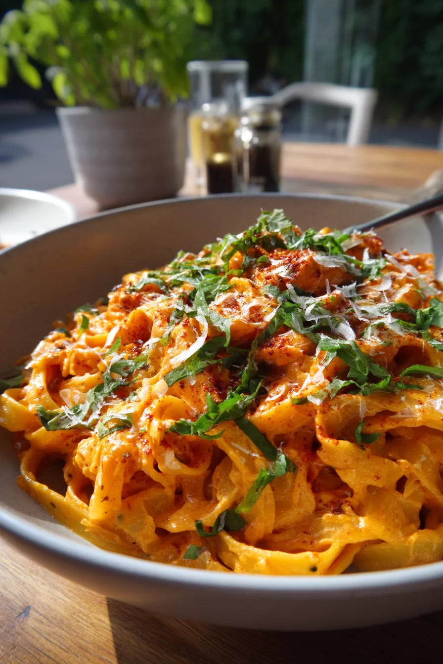creamy tomato pasta