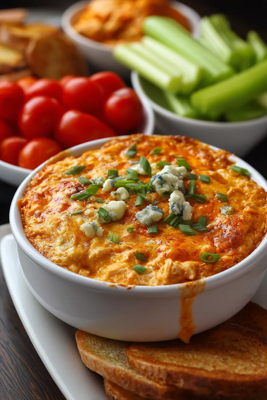 crockpot buffalo chicken dip