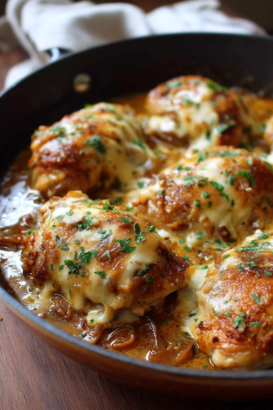 french onion chicken
